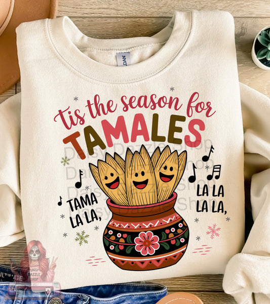 Tis the season for Tamales - Full Color DTF Transfer